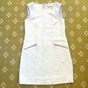 Jcrew lavender brocade shift dress